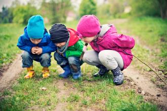 Kids meadow rubber boots