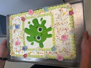 
		A Colorful Birthday Cake with Karl Klecks
	
