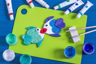
		Fish made from salt dough
	