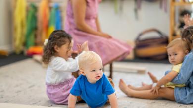 Toddlers in day care
