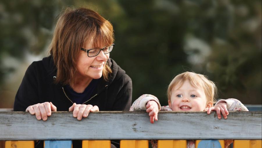 
		Childcare provider with a child
	