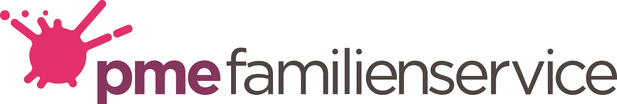 Logo pme Familienservice magenta
