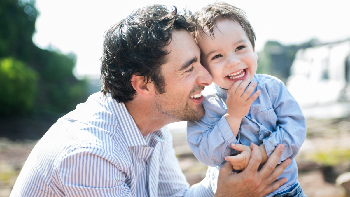 Father with child