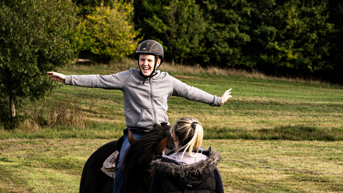 Boy on a horse