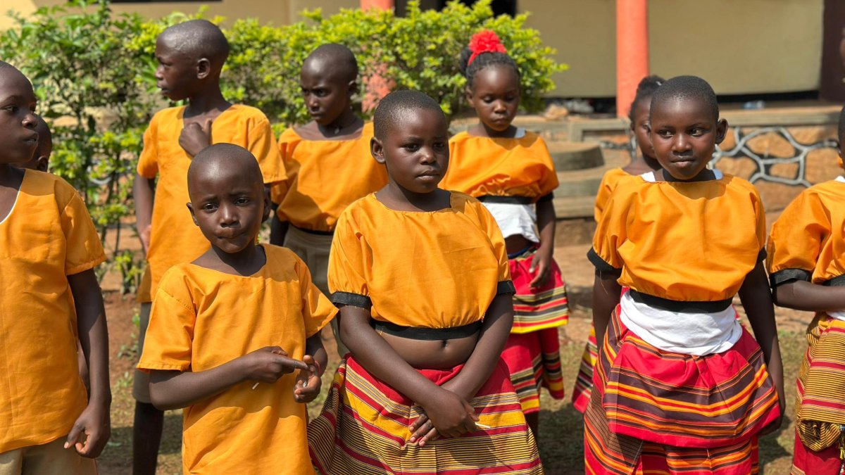Schoolchildren in Uganda