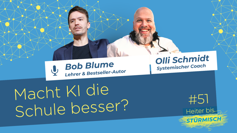 
		Graphic for Podcast Episode 51 with Bob Blume and podcast host Olli Schmidt
	