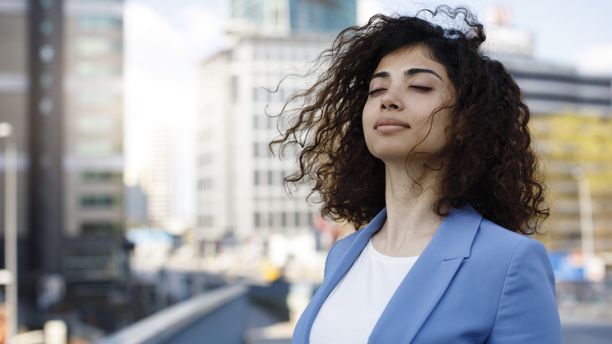 Breathing exercise for more calm