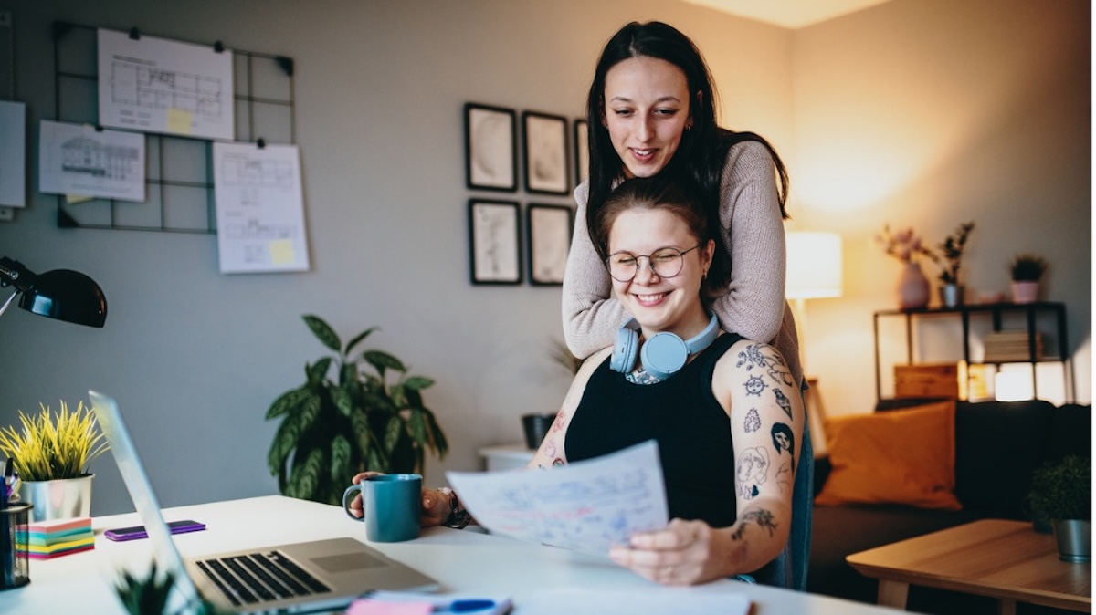 A couple is delighted with their private pension plan.