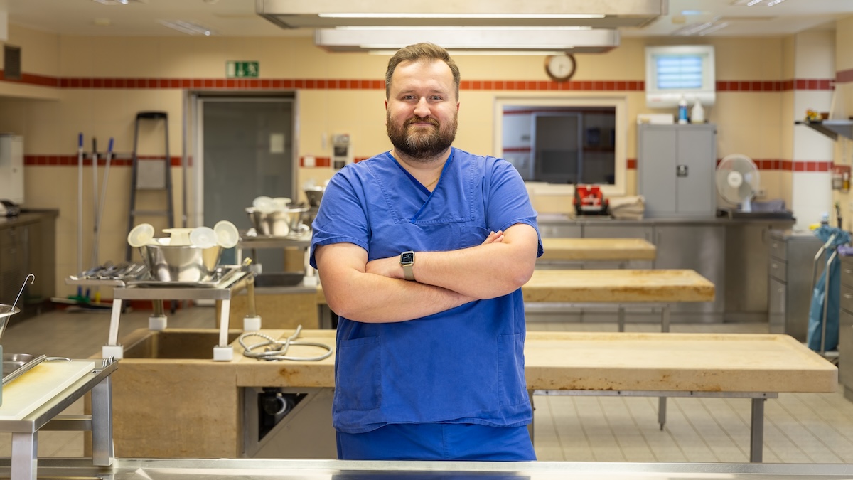 Forensic pathologist Philipp Möller