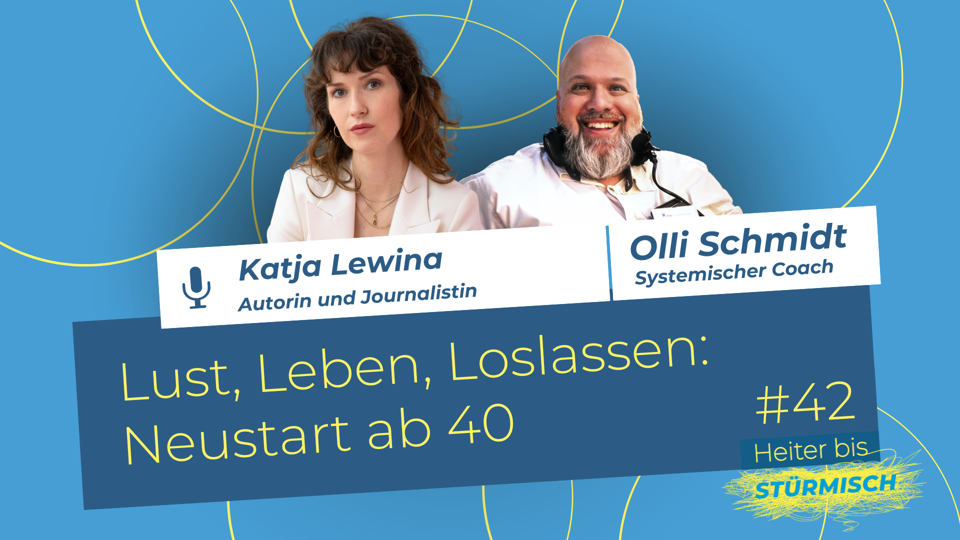 you can see the author Katja Lewina and the blog host Olli Schmidt