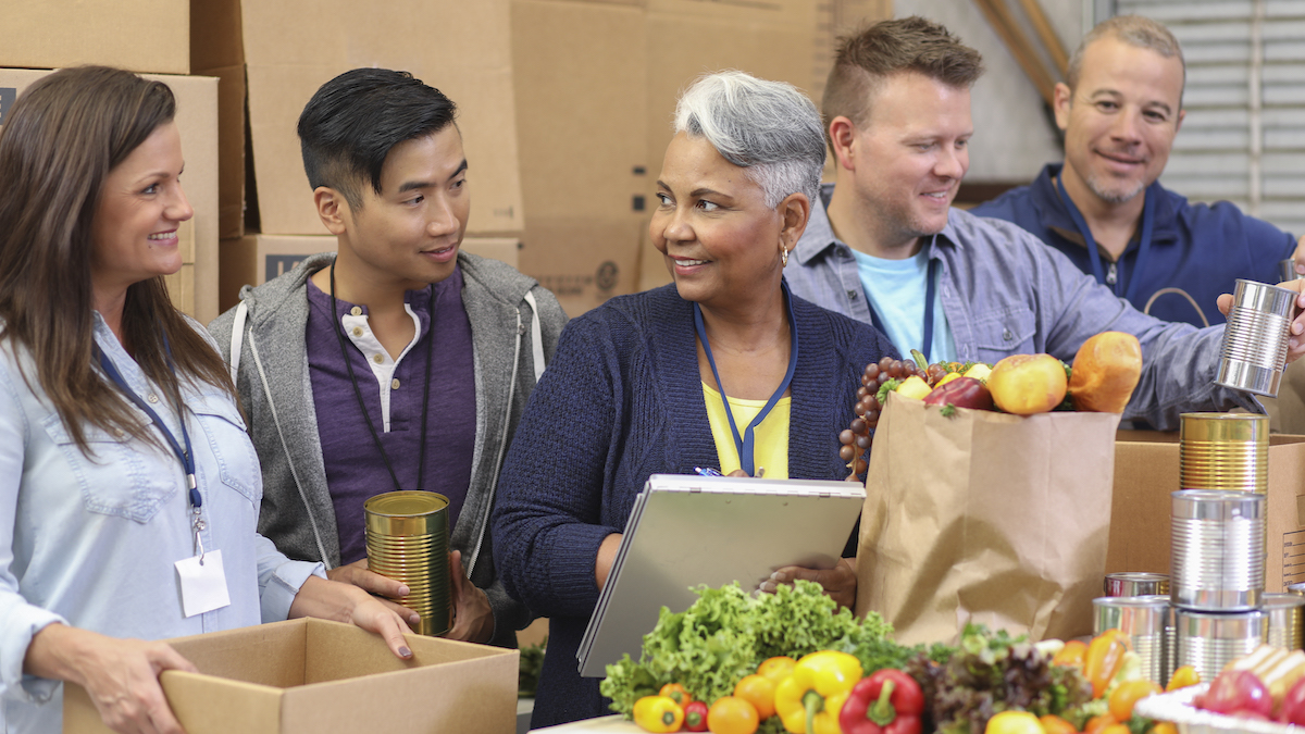 People Food distribution fundraising campaign