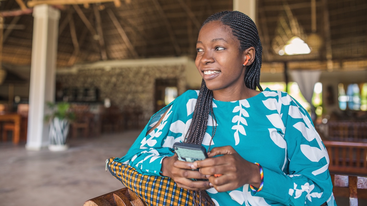 Young woman in Tanzania