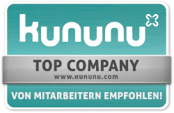 Kununu Top Company certificate