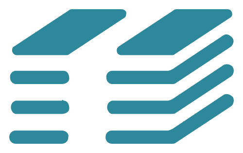 Icon with two people and table as a sign of authority