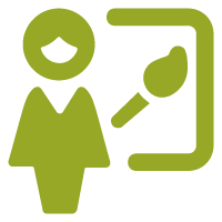 Icon for school and learning