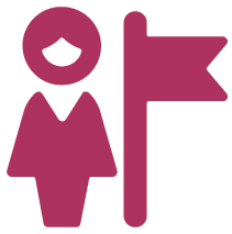 Icon for women in leadership