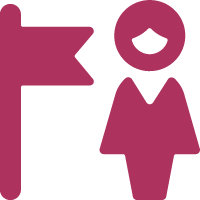 Icon for female leadership