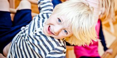 Laughing boy