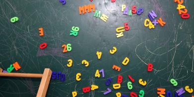 Colorful numbers and letters